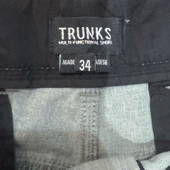 Trunks multi functional hybrid gray shorts size 34 - Picture 4 of 6